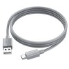 Kabel USB A do USB C Hoco 3A 1 m X107 szary